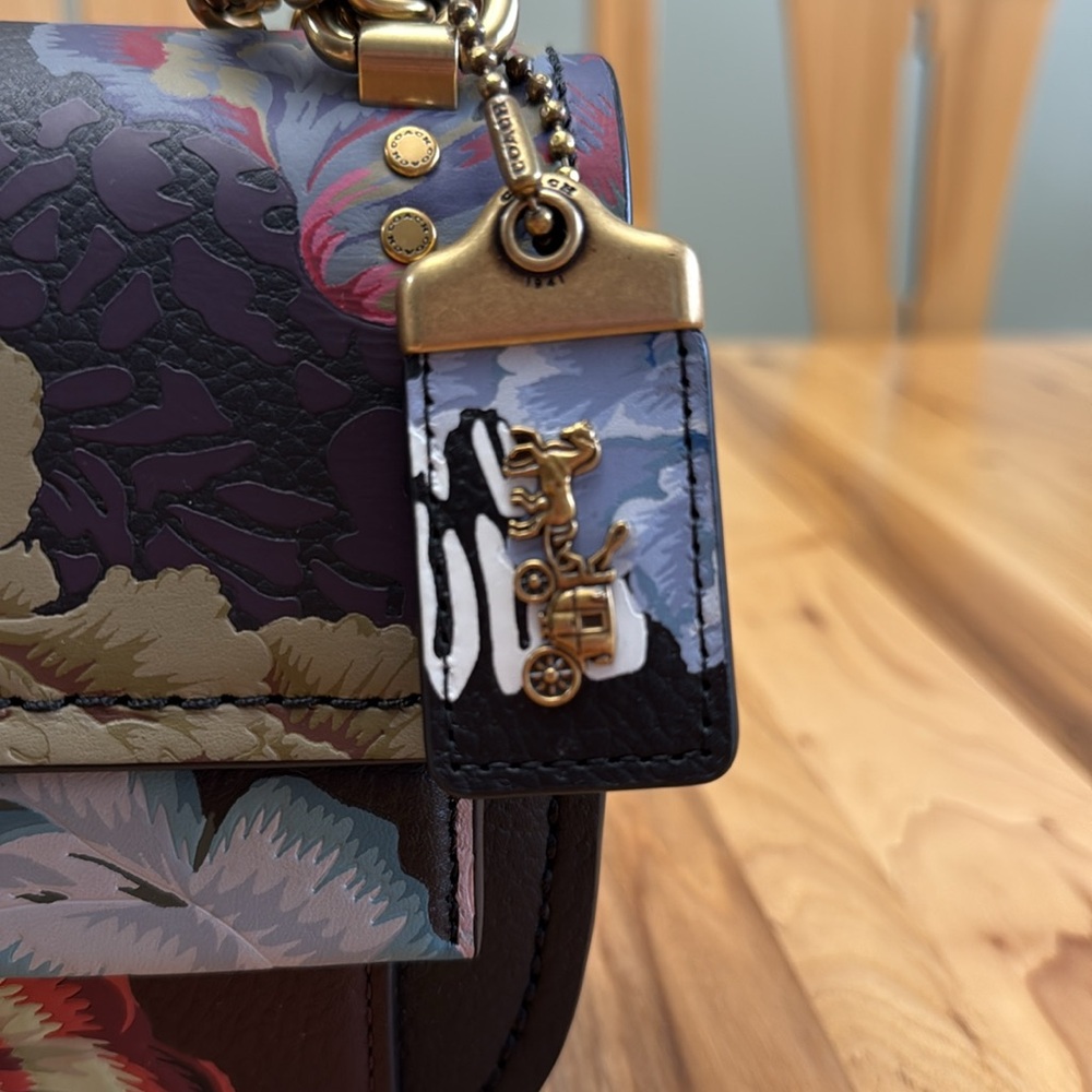 NWT Coach Troupe Crossbody With Kaffe Fassett Print - Picture 3 of 14